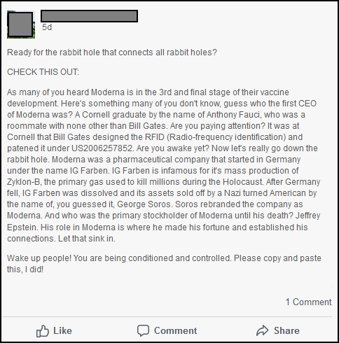 FauciGatesConspiracyMemeBorder